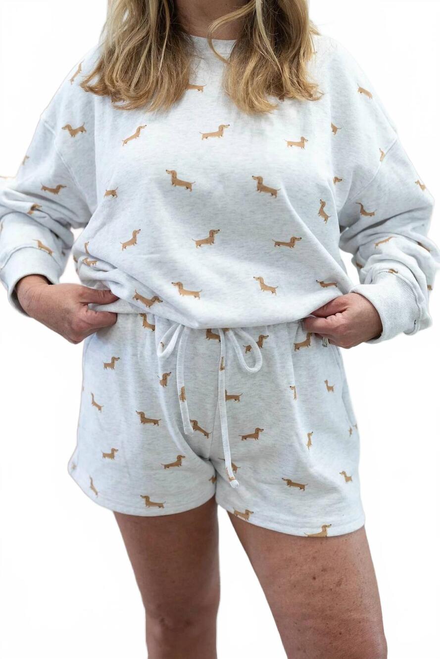 NEW SUNDAY EDITION hot dog shorts in light grey heather - Picture 4 of 9